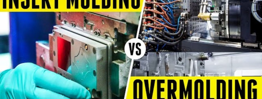 Differences and similarities between overmolding vs insert molding: comparison and Applications